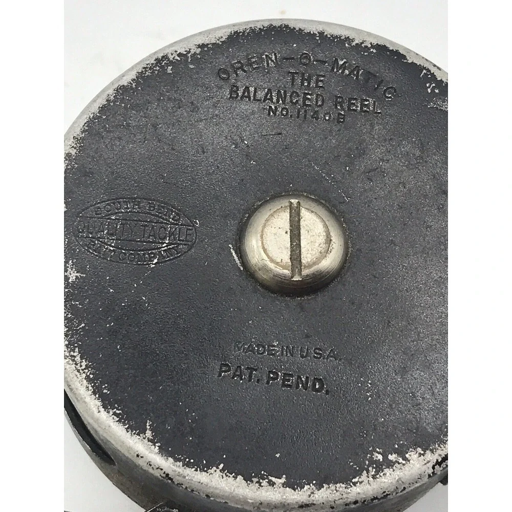 SOUTH BEND OREN-O-MATIC No. 1140B‎ AUTOMATIC FLY REEL USA Vintage